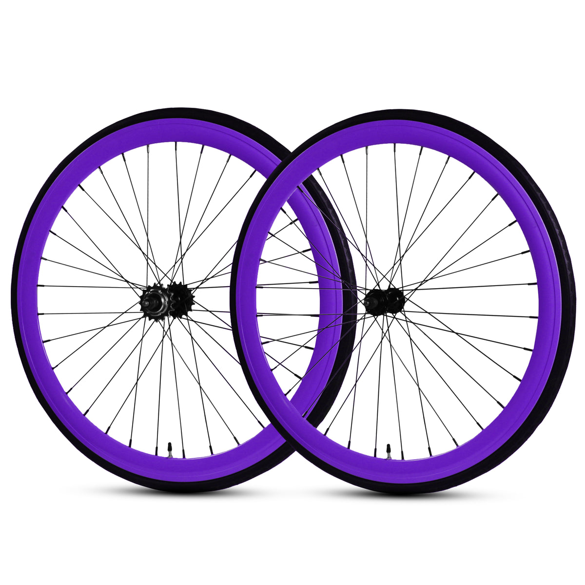 700c Wheelset - Violet