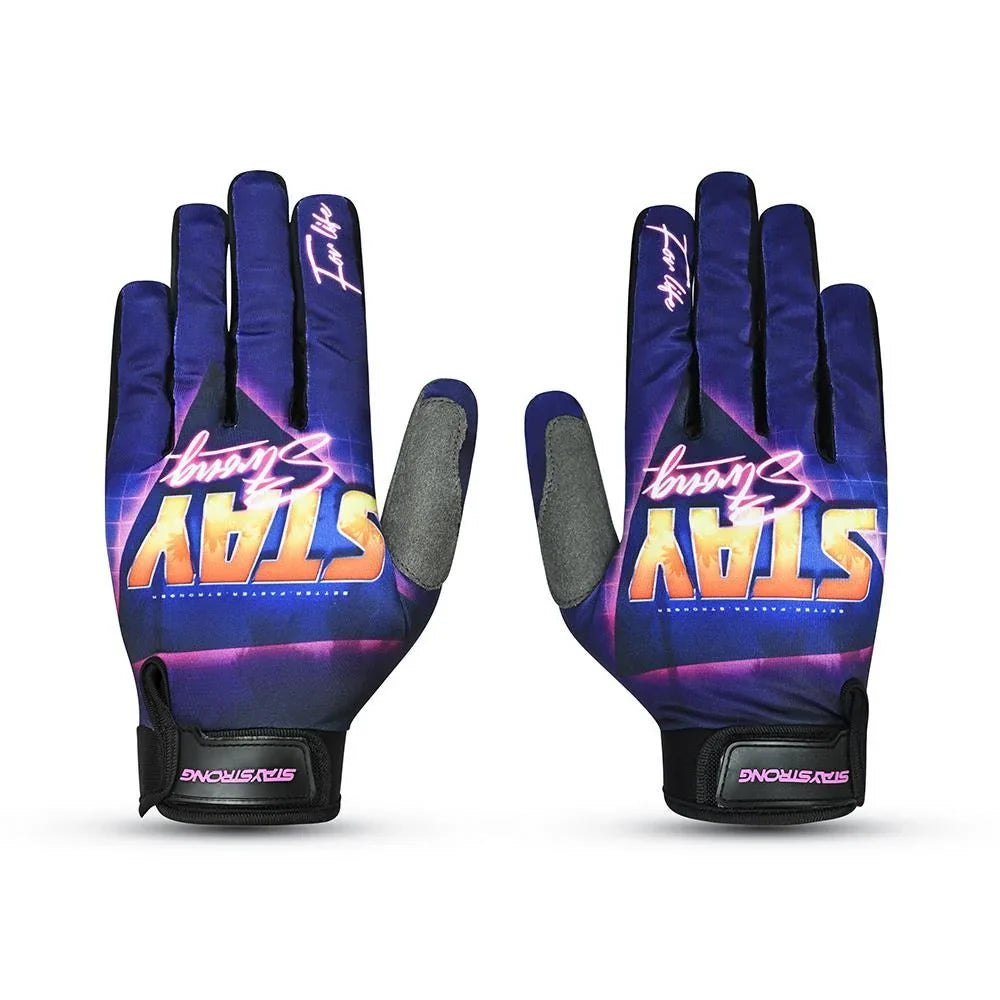 Stay Strong Glow Up Gloves - Purple