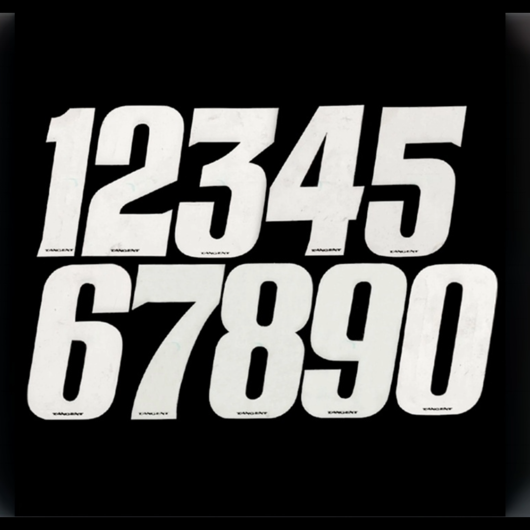 Tangent Front Plate Number (3")