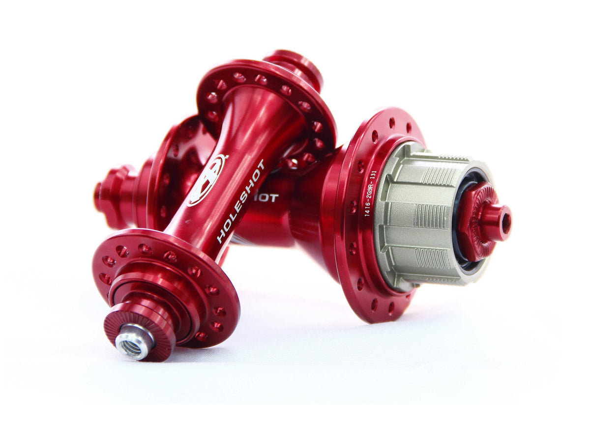 Holeshot 28H Mini Hubsets - Red