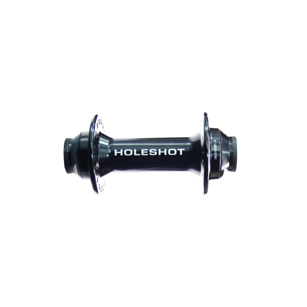 Holeshot Hubs – Individual - 28h Expert Front Black, 36h Pro Front Black