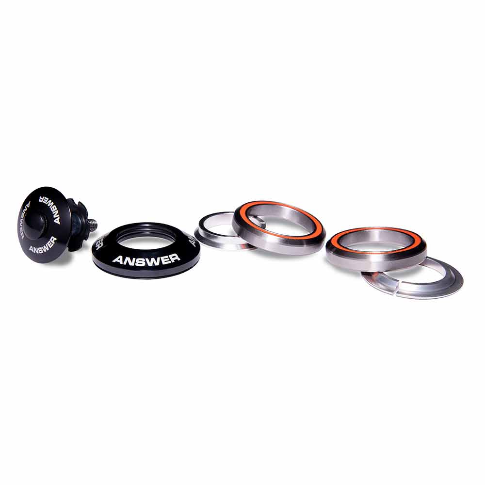 1-1/8 to 1″ Integrated Headset Reducer – Black