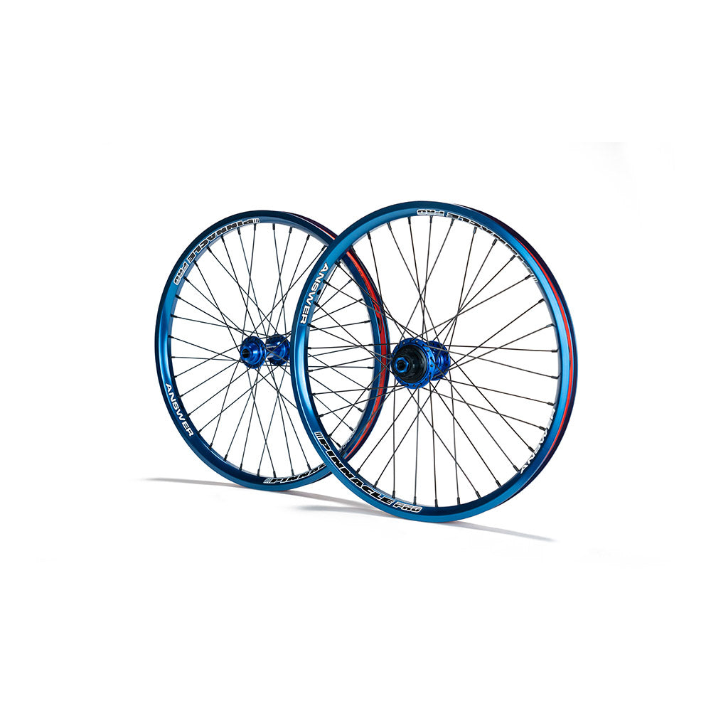 Answer BMX Pinnacle Pro V2 Wheelset - Pro 20 Blue, Pro 24 Blue