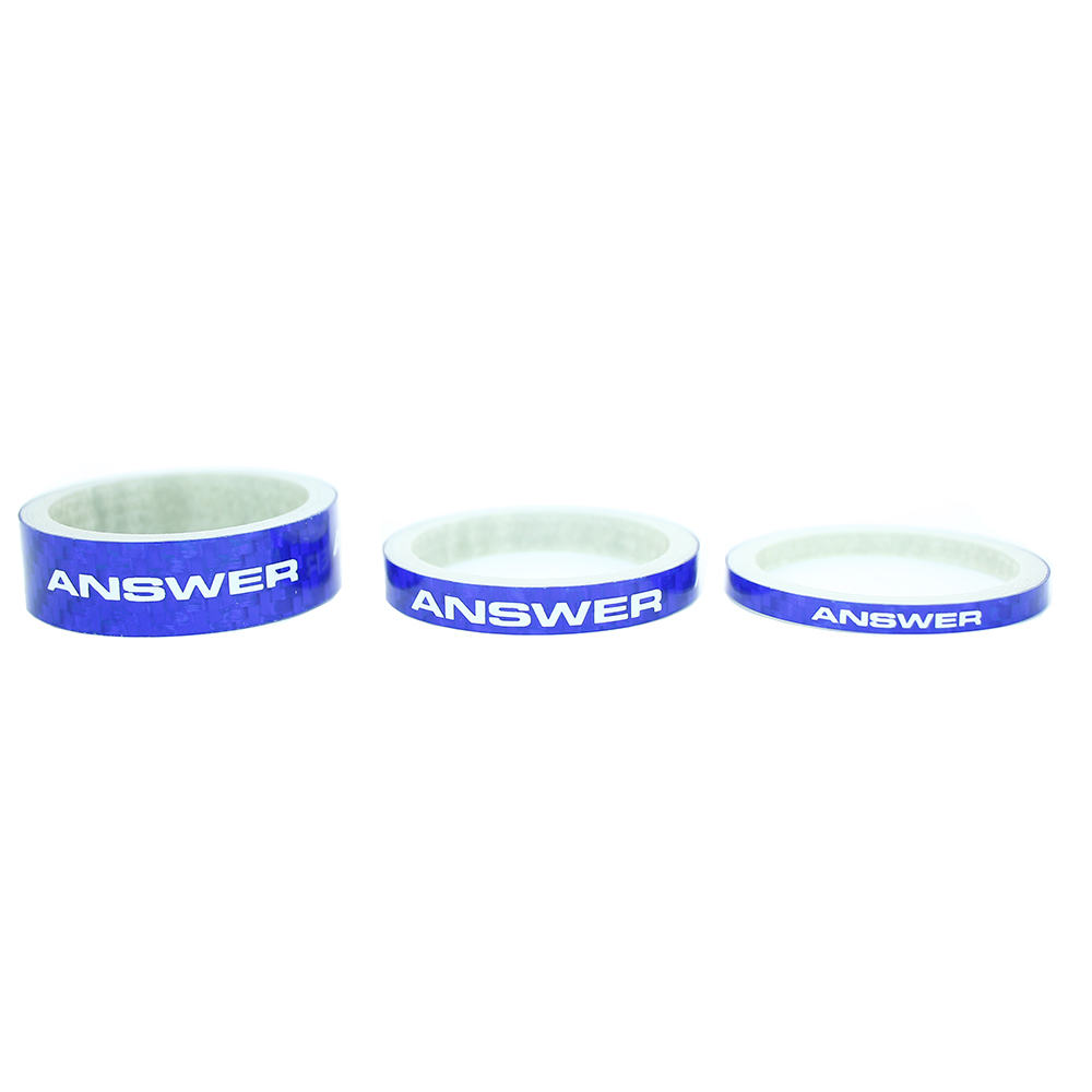 Carbon Spacer 3-Pack - 1 1 8 Spacers / Blue, 1 Spacers / Blue