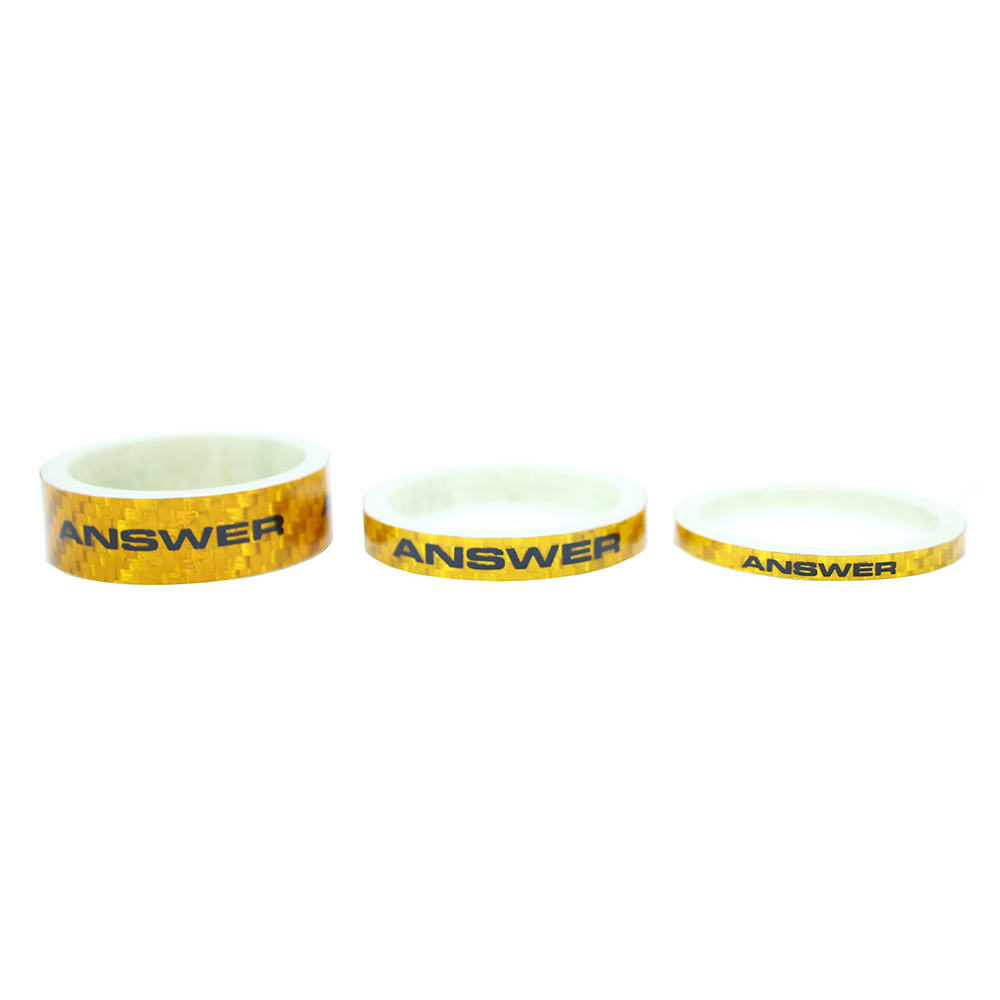 Carbon Spacer 3-Pack - 1 1 8 Spacers / Gold, 1 Spacers / Gold