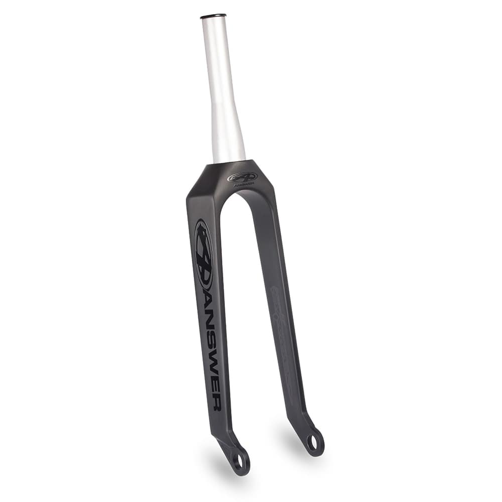 Answer Forks Pro 20" Taper 1-1/8"-1.5" w/20mm drop out / Matte Black Answer Dagger Pro Taper Carbon Forks