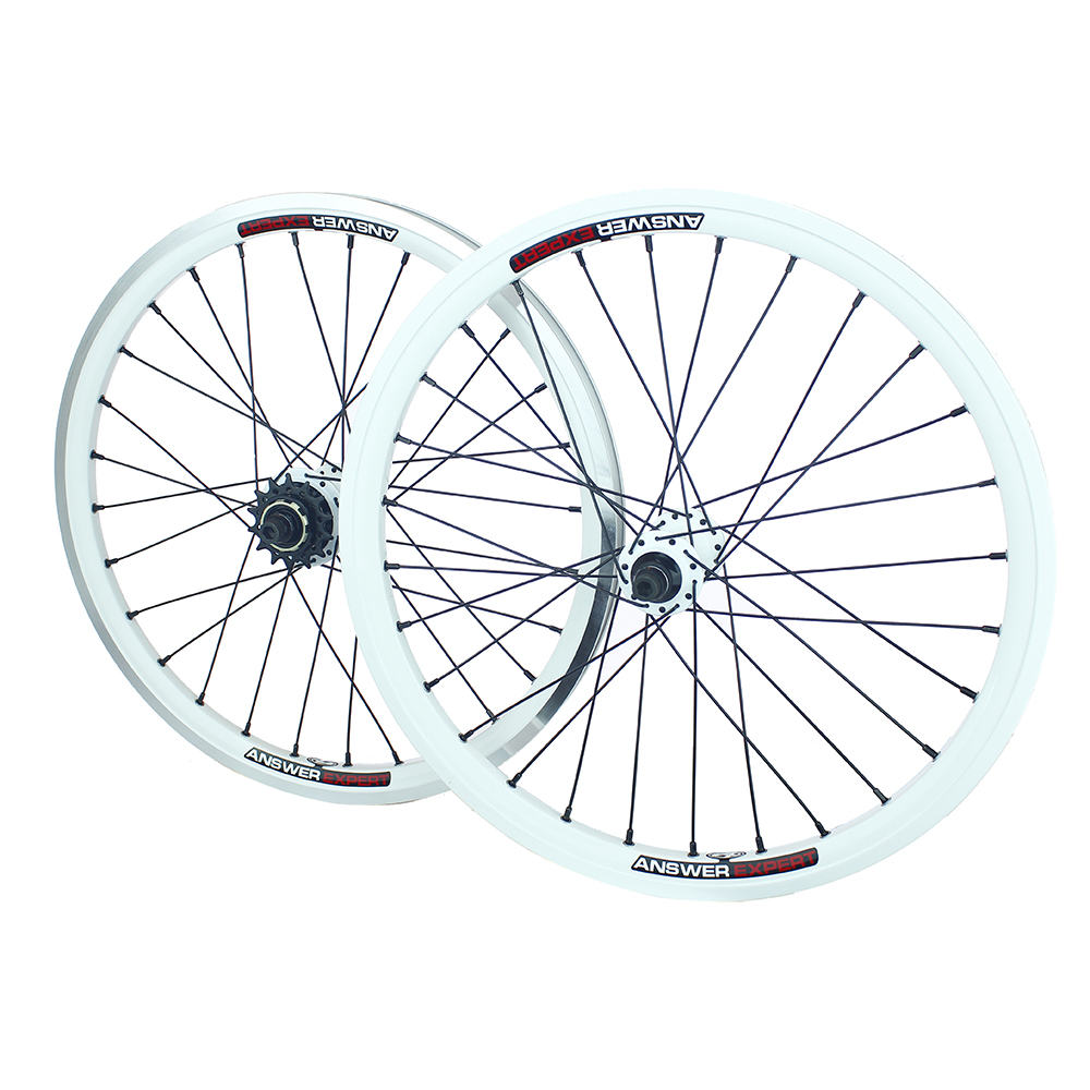 Answer BMX Expert Holeshot Wheelsets - 20 White