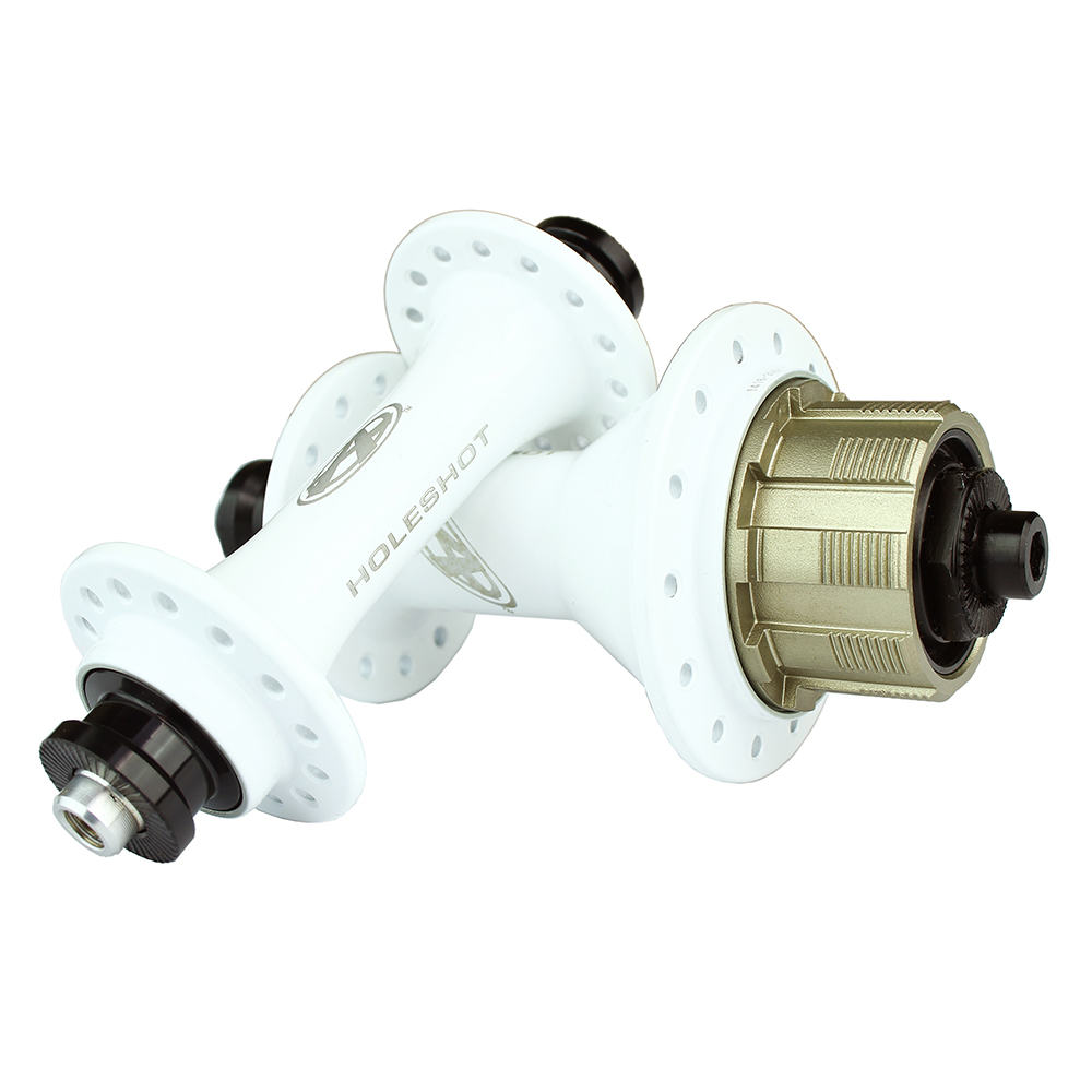 Holeshot 28H Mini Hubsets - White
