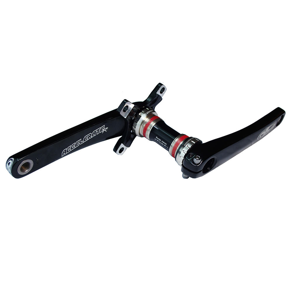 AccelerateR Pro Crank - 165mm / Black, 172 5mm / Black, 180mm / Black, 182 5mm / Black, 185mm / Black