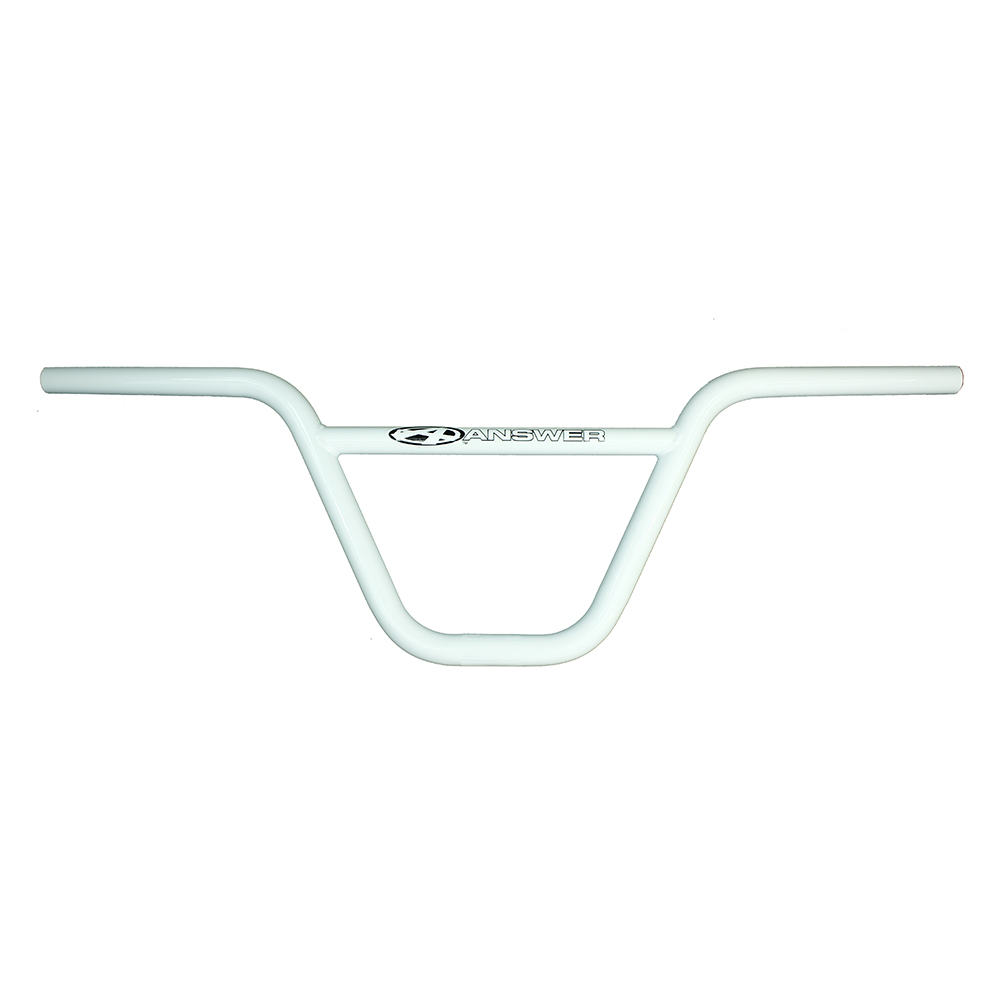 Pro Cro-Mo Handlebars - White / 6 Inch, White / 7 Inch, White / 8 Inch, White / 8 25 Inch, White / 8 5 Inch