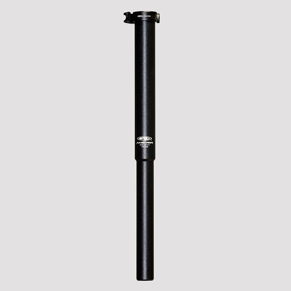 ANSWER BMX Seat Post Extender Kits - 22 2mm / Black, 26 8mm / Black, 27 2mm / Black