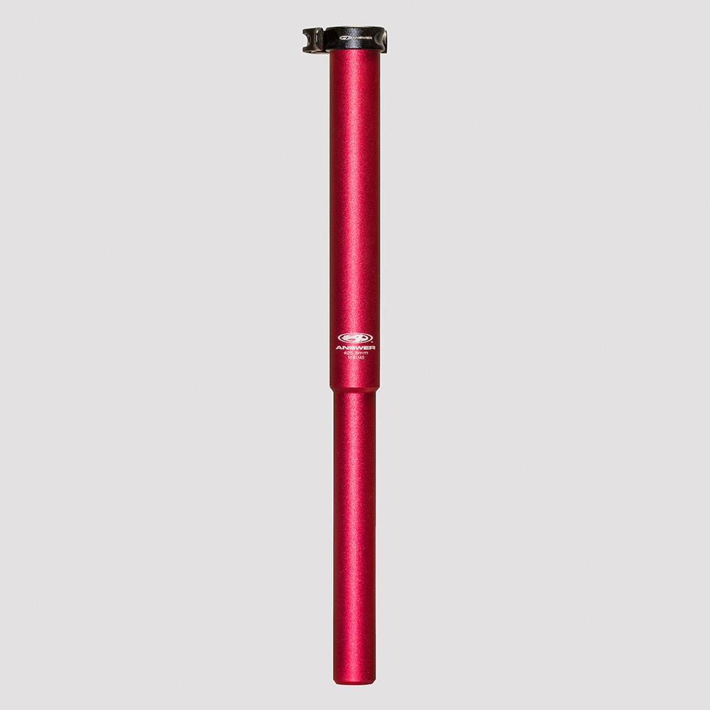 ANSWER BMX Seat Post Extender Kits - 22 2mm / Red, 26 8mm / Red, 27 2mm / Red