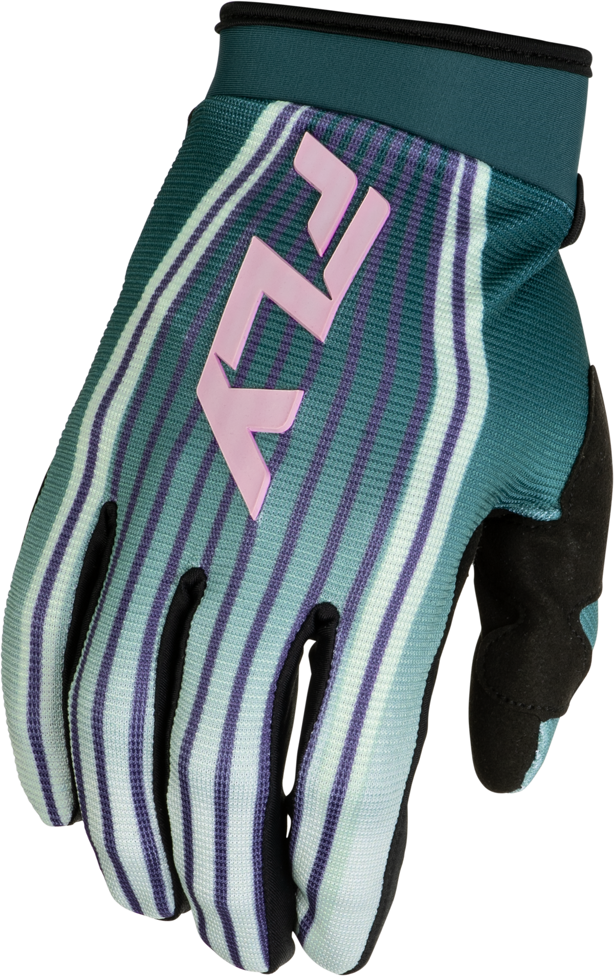Fly Racing F-16 Lift Gloves 2027 Green/Purple/Pink