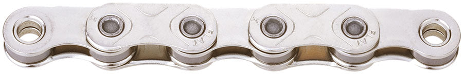 KMC XSL Flat Waxed Chain - 12/13-Speed 126 Links Compatible SRAM T-Type AXS Systems Silver