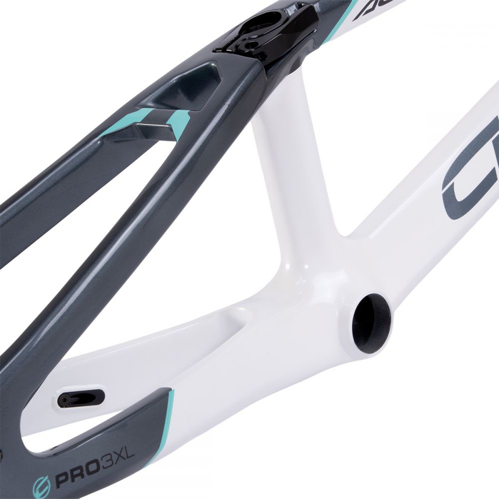 CHASE ACT2.0 WHITE / GREY / TEAL FRAME & FORK KIT