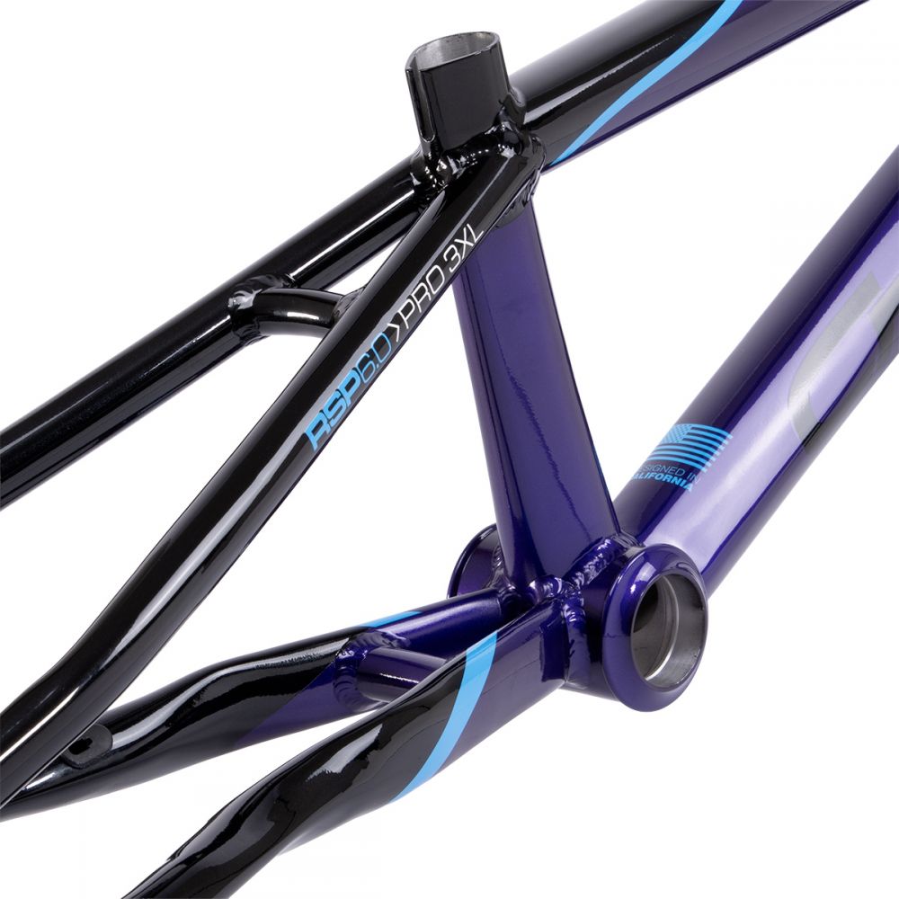 CHASE RSP6.0 PURPLE / BLACK / CYAN FRAME & FORK KIT