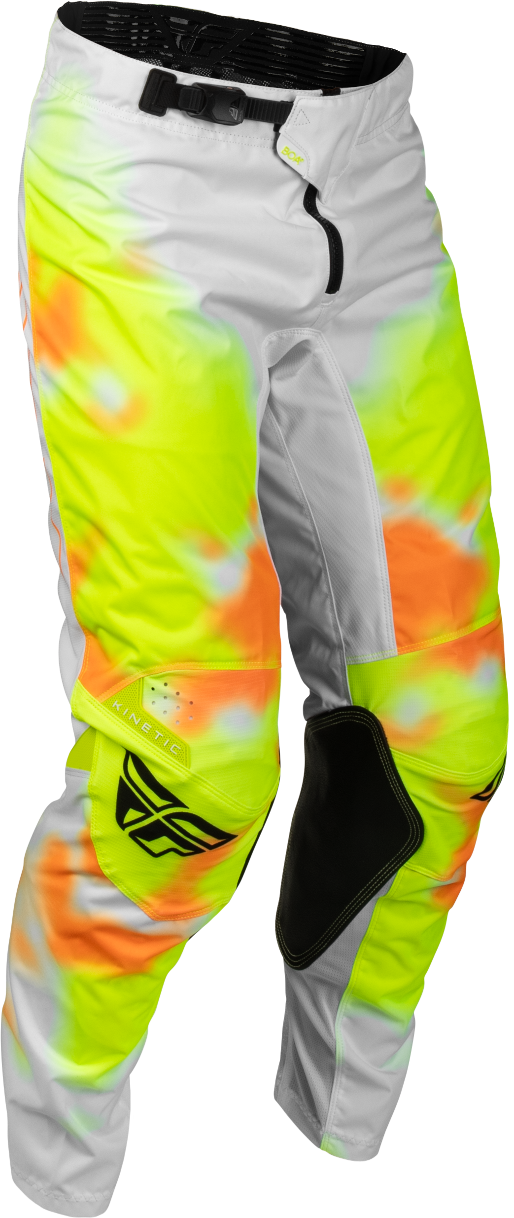 Fly Racing Kinetic Blur Pants 2027 White/Hi-Vis/Orange