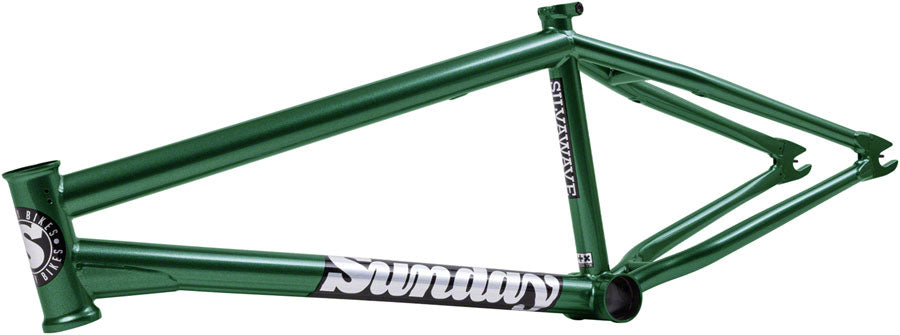 Sunday Silvawave BMX Frame - 21" TT SeaWeed Green