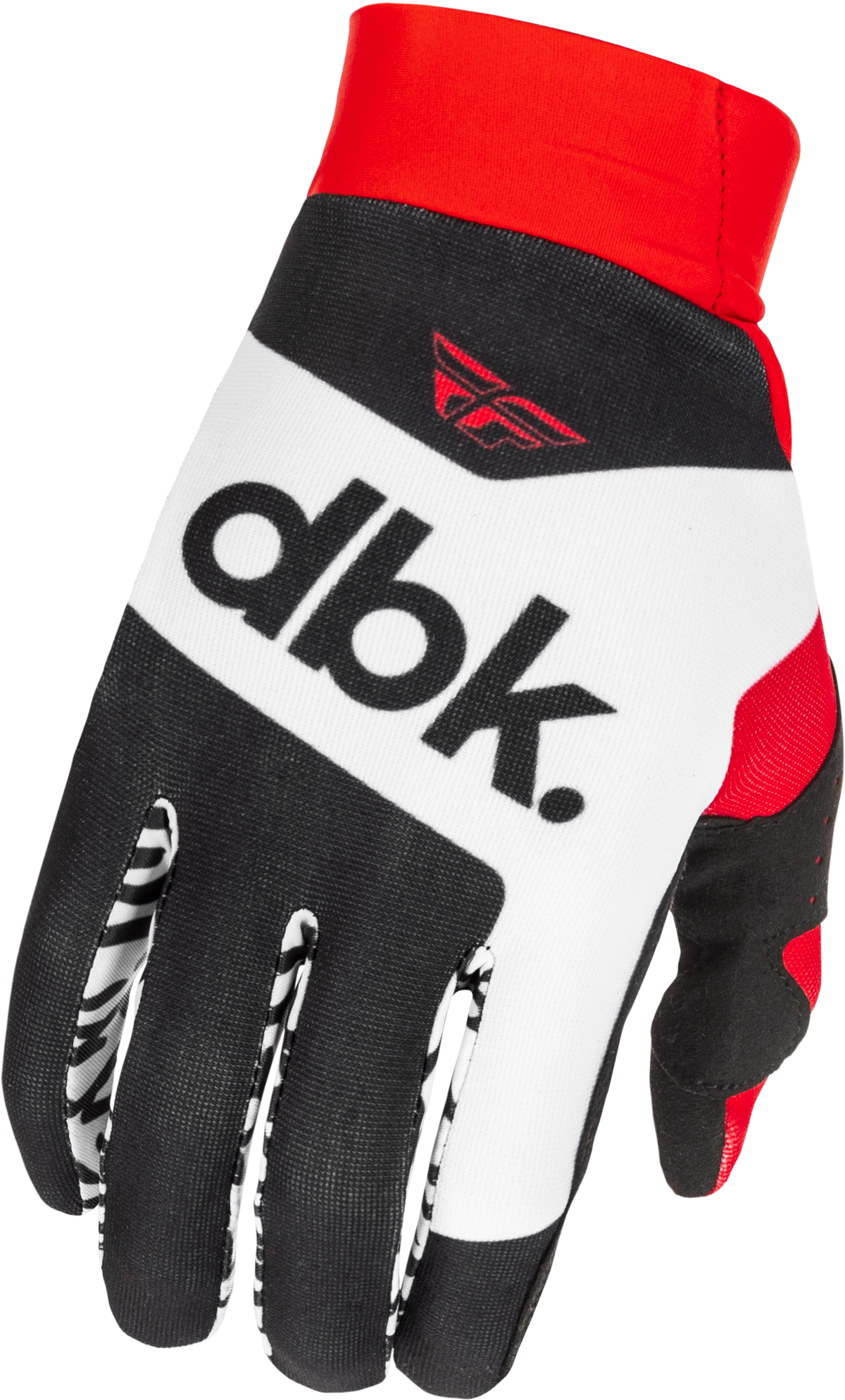 Fly Racing Pro Lite DBK Gloves 2026 Black/White/Red