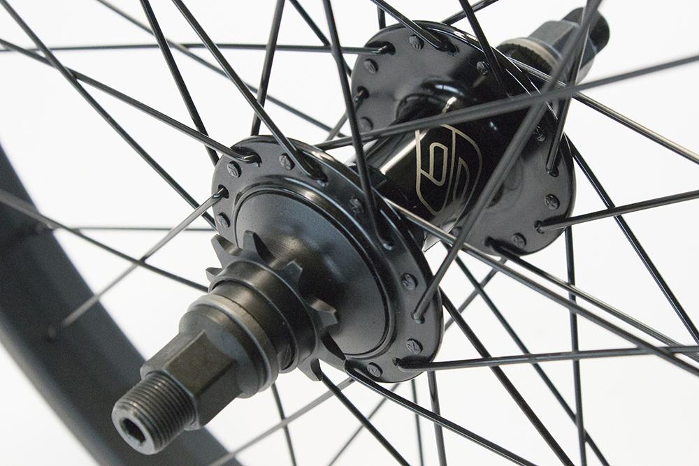 eastern bikes buzzip rear wheel professional bmx wheel black anodized