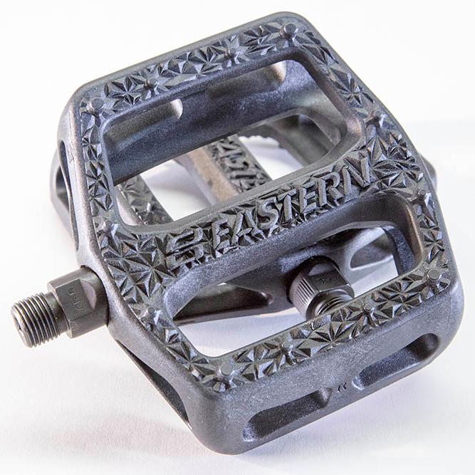eastern bikes facet bmx pedals wide and grippy