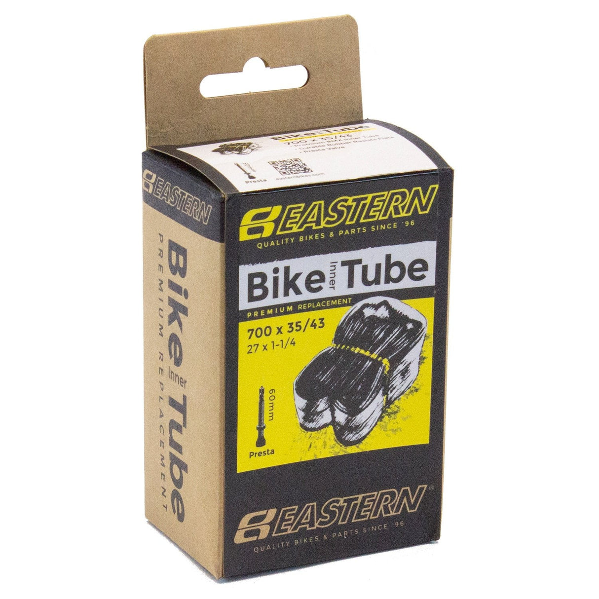 Inner Tube, 700x35C/43C, Presta valve 60mm