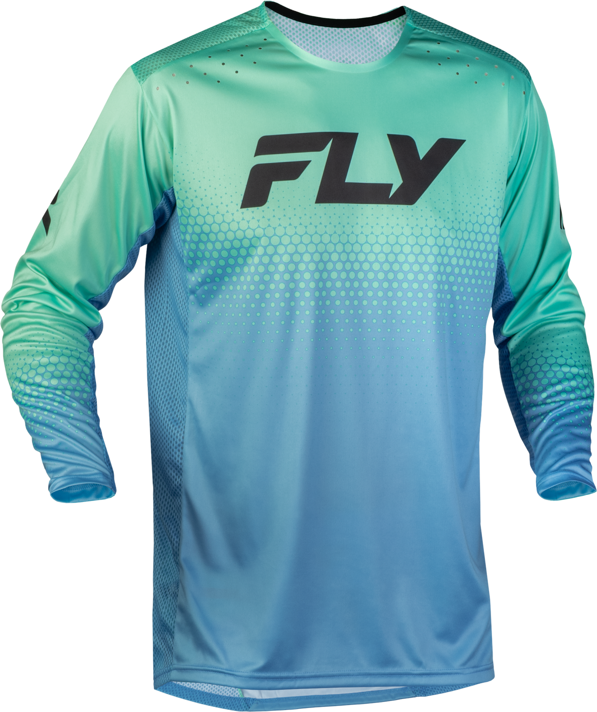 Fly Racing Youth Rayce Sonar Bicycle Jersey 2027 Teal/Aqua
