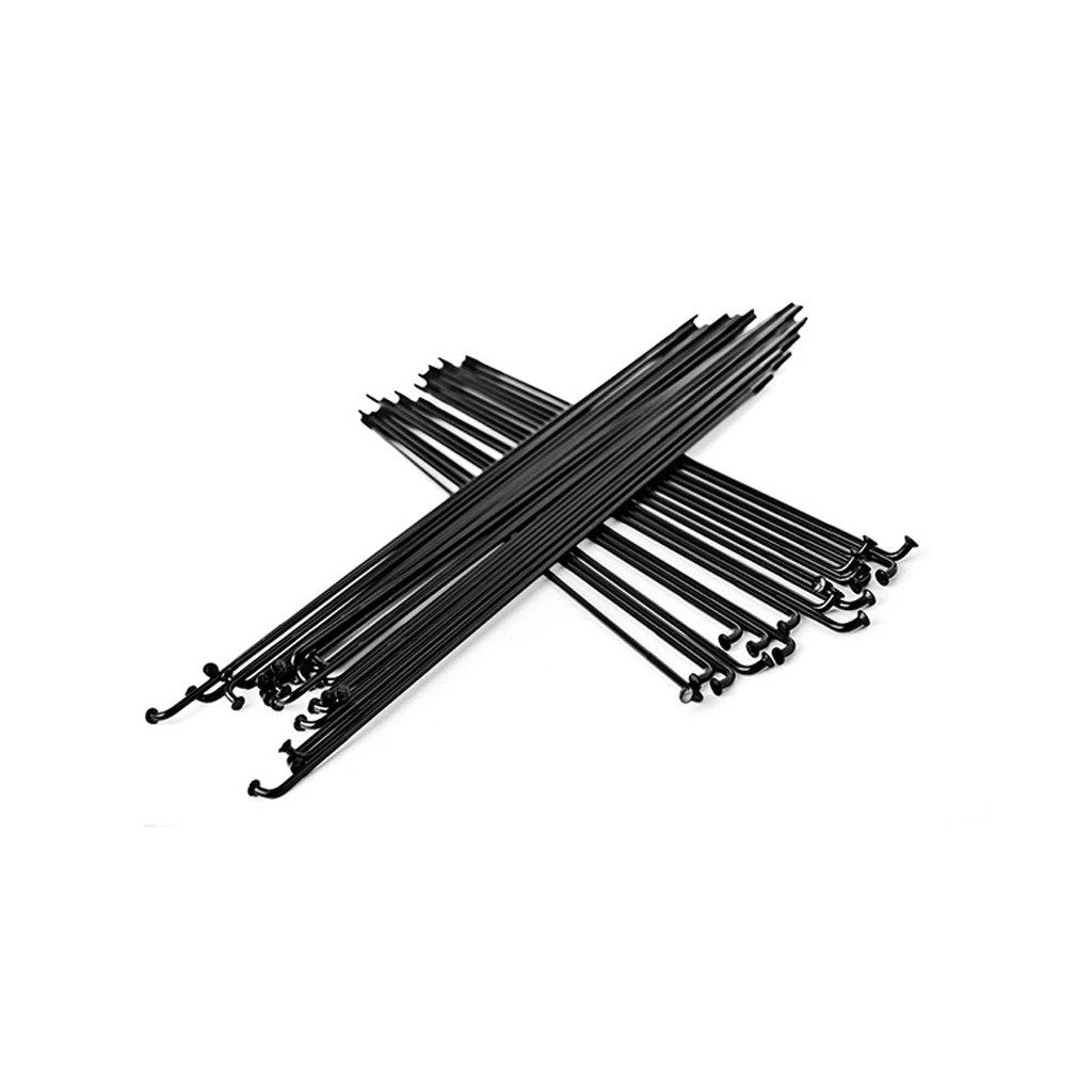 BLACK DOUBLE BUTTED SPOKES (PACK OF 40) - Image 1