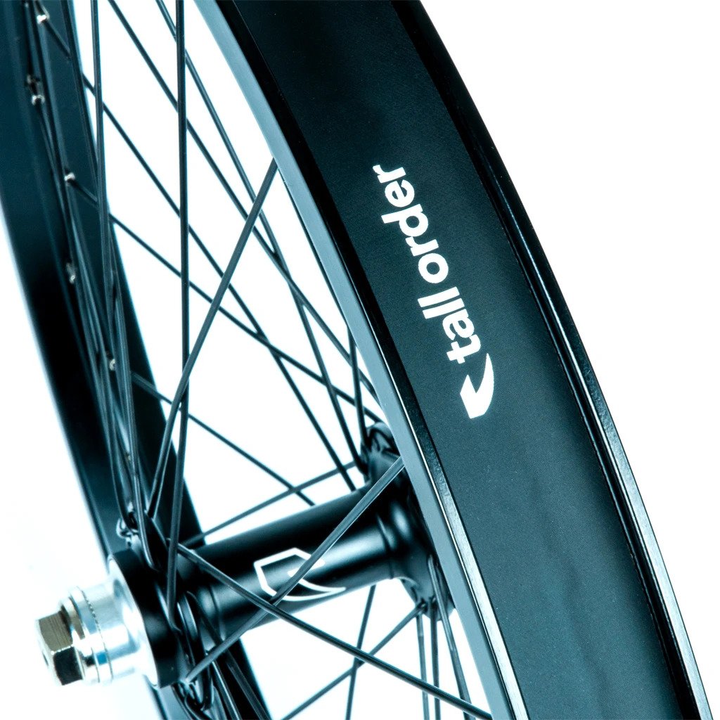 DYNAMICS FRONT WHEEL - BLACK WITH SILVER SPOKE NIPPLES - Image 5
