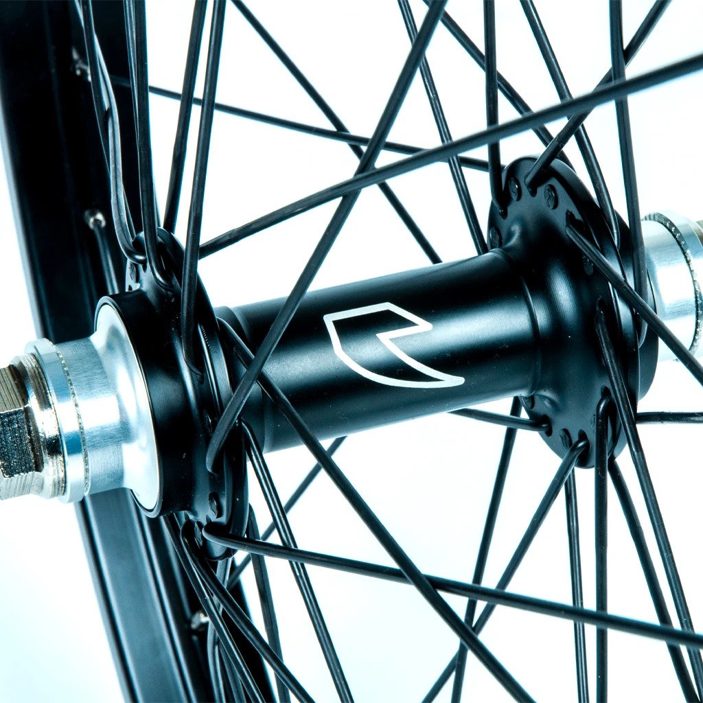 DYNAMICS FRONT WHEEL - BLACK WITH SILVER SPOKE NIPPLES - Image 4