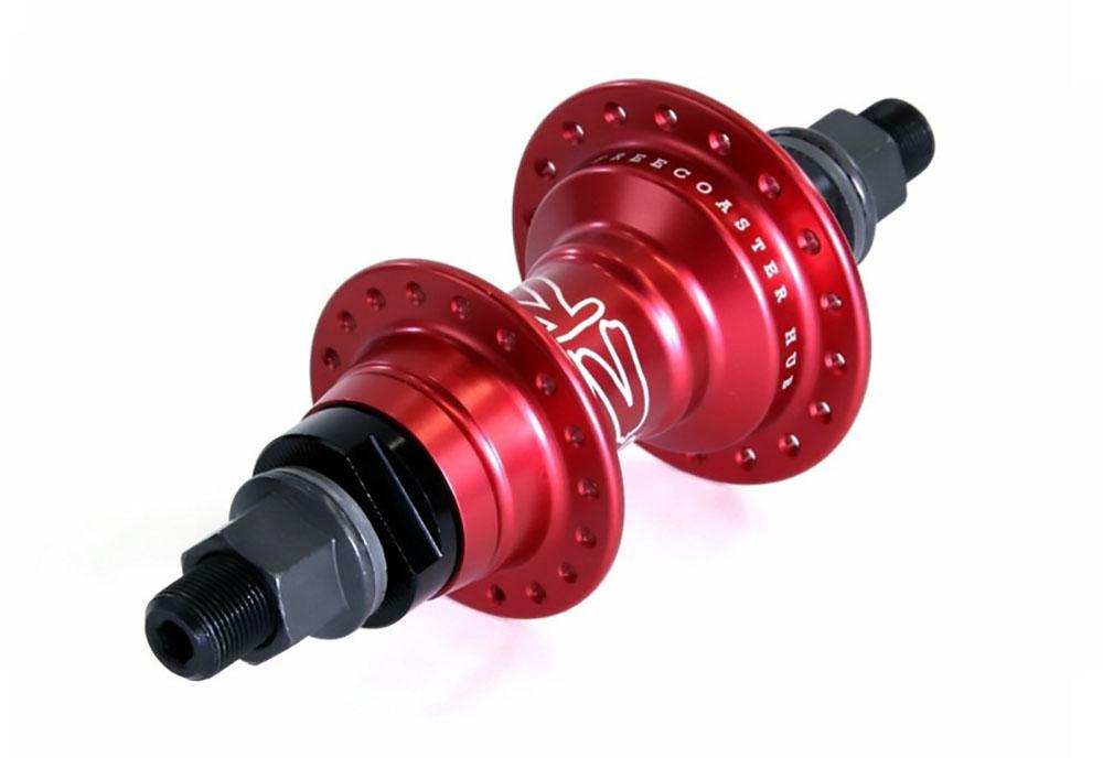 ezra freecoaster hubs professional bmx hub red anodized