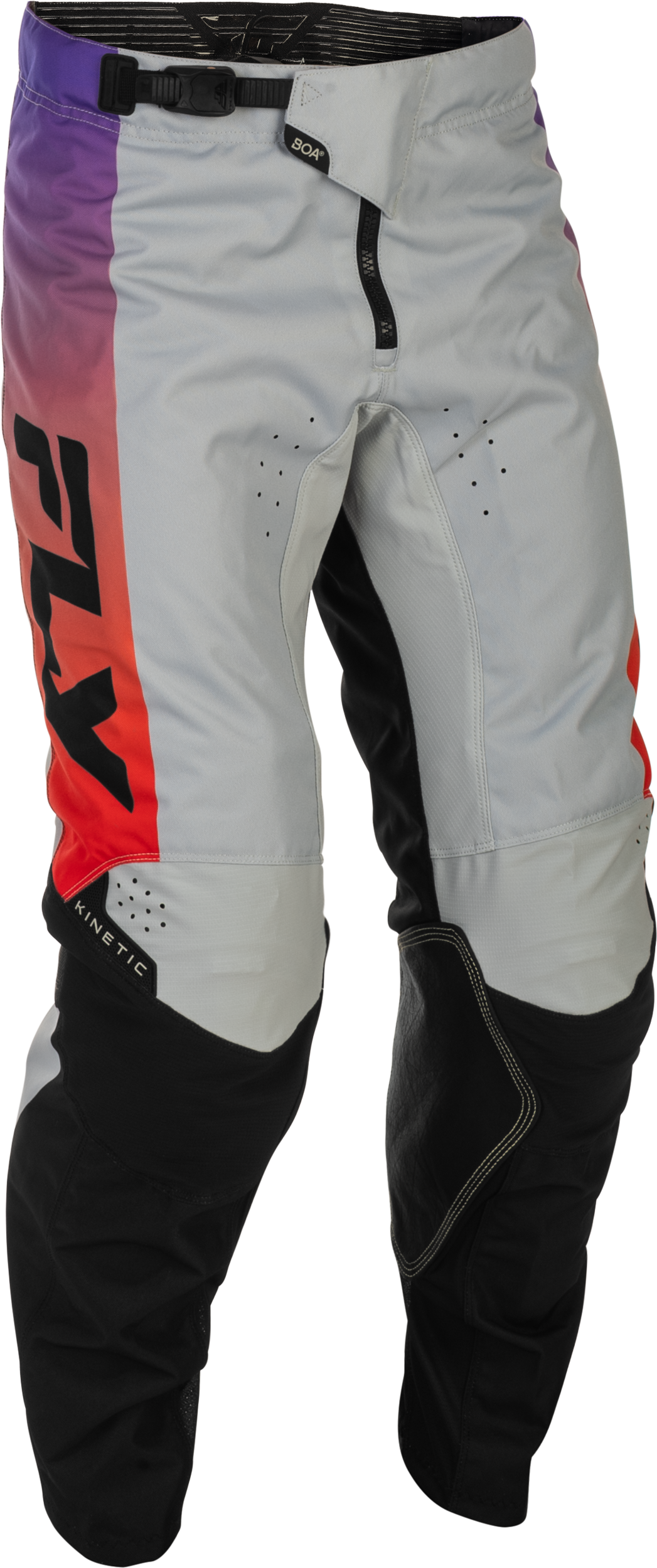 Fly Racing Kinetic Pants 2026 Grey/Red/Purple/Black