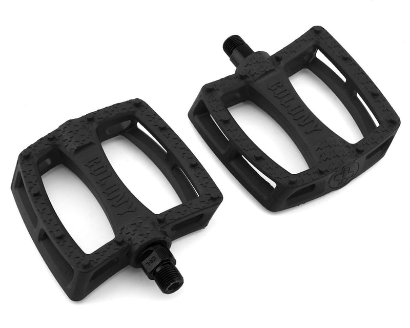 Colony Fantastic Plastic Pedals (Black) (Pair) (9/16")