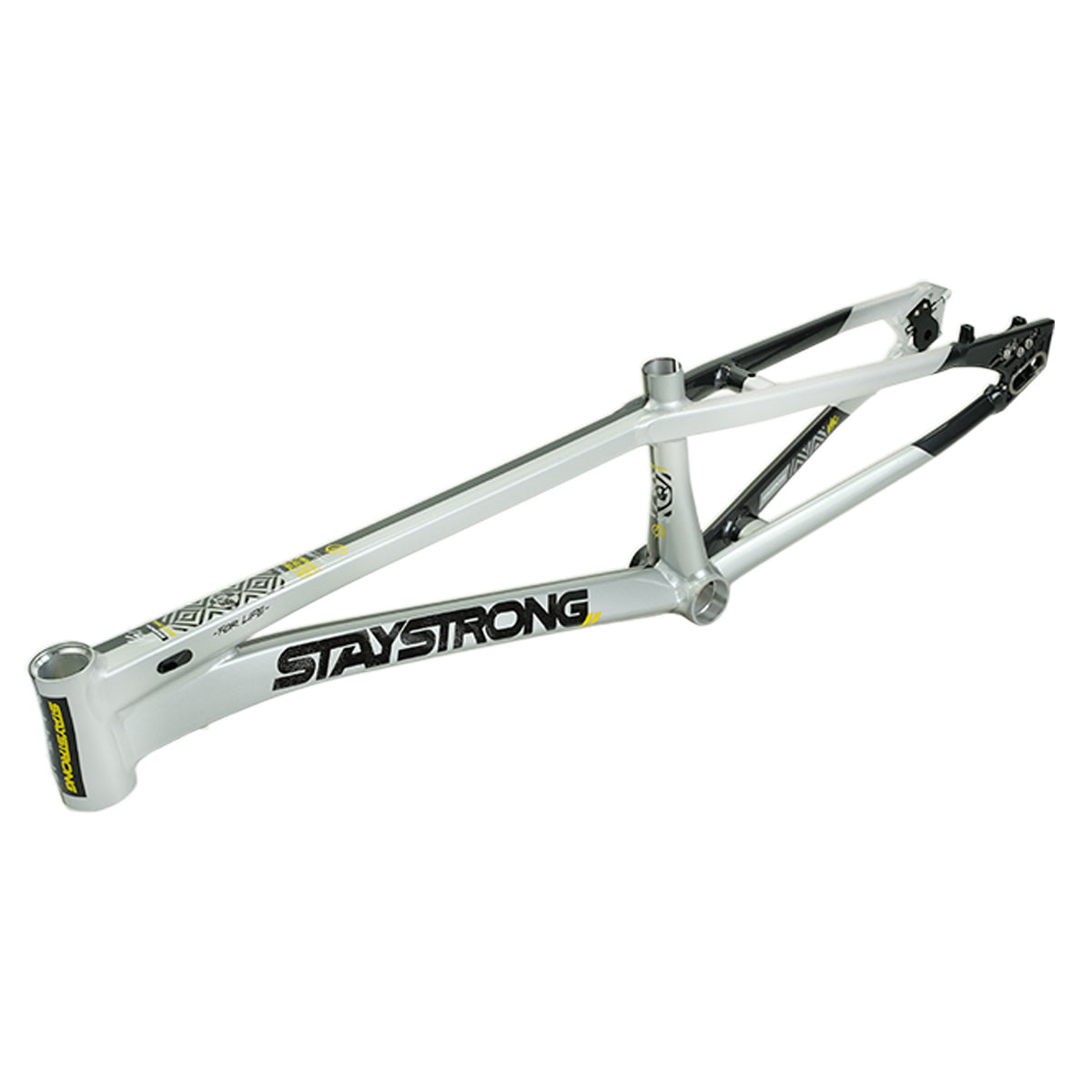Stay Strong For Life V5.1 Disc Alloy BMX Race Frame-Charcoal/Silver