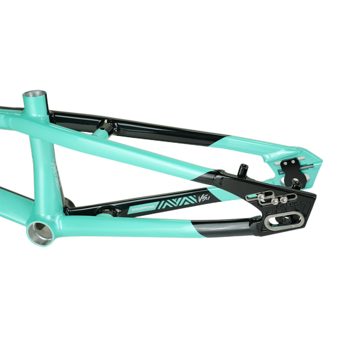 Stay Strong For Life V5.1 Disc Alloy BMX Race Frame-Tiffany/Black