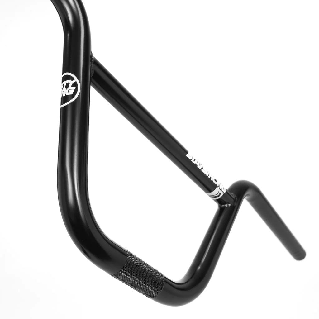 Stay Strong Chevron Chromoly BMX Race Handlebars-Black