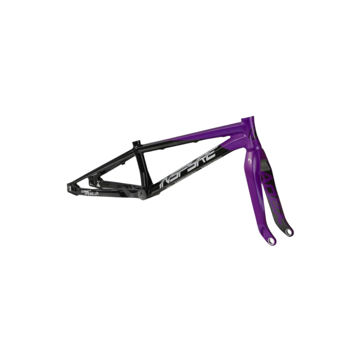 Inspyre Concord V3 Alloy BMX Race Frame-Purple Haze/Black