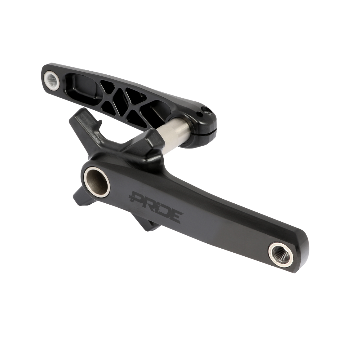 Pride Racing Newton SX 2-Piece BMX Race Cranks-Black
