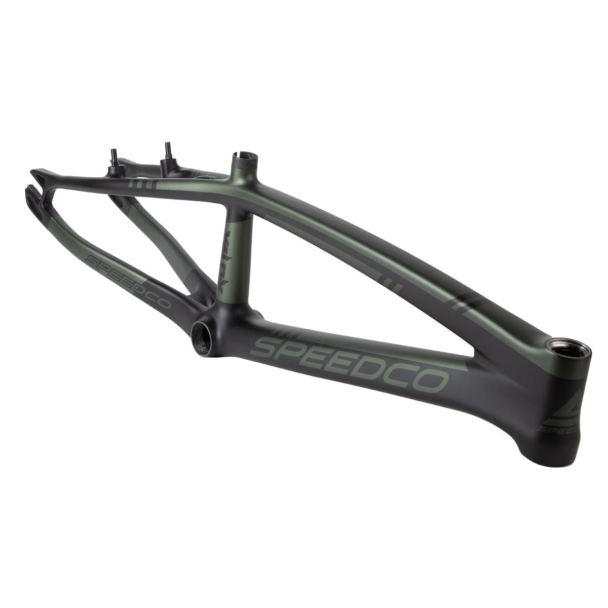 Speedco Velox v3 Carbon BMX Race Frame-Matte Green