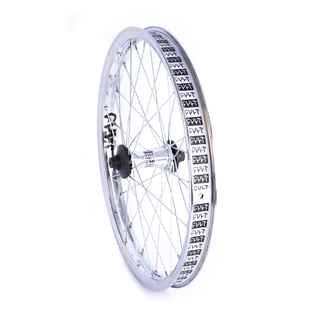 Crew Front Wheel v2 / black & polished