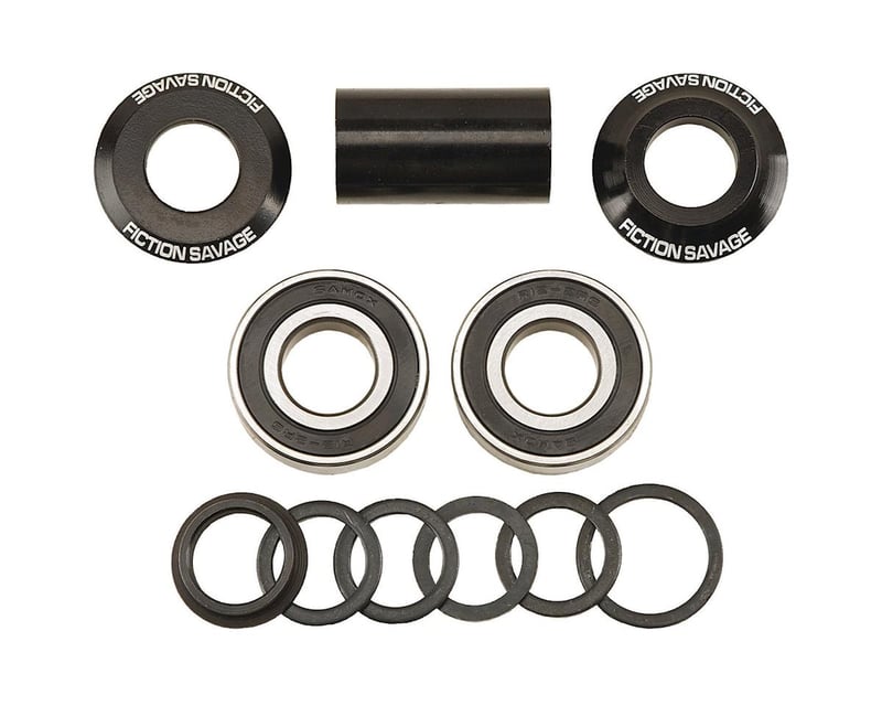 Fiction Savage Mid Bottom Bracket (Black) (22mm)