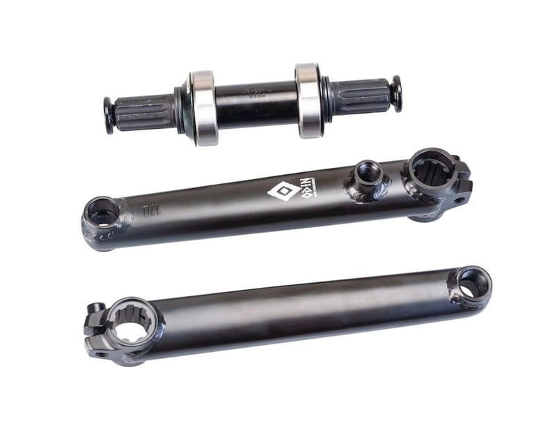 Fiction Odin Cranks w/ BB (Matte Black) (170mm)