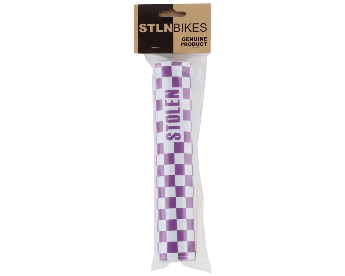 Image 2 for Stolen Fast Times Crossbar Pad (Lavender/White Checker)