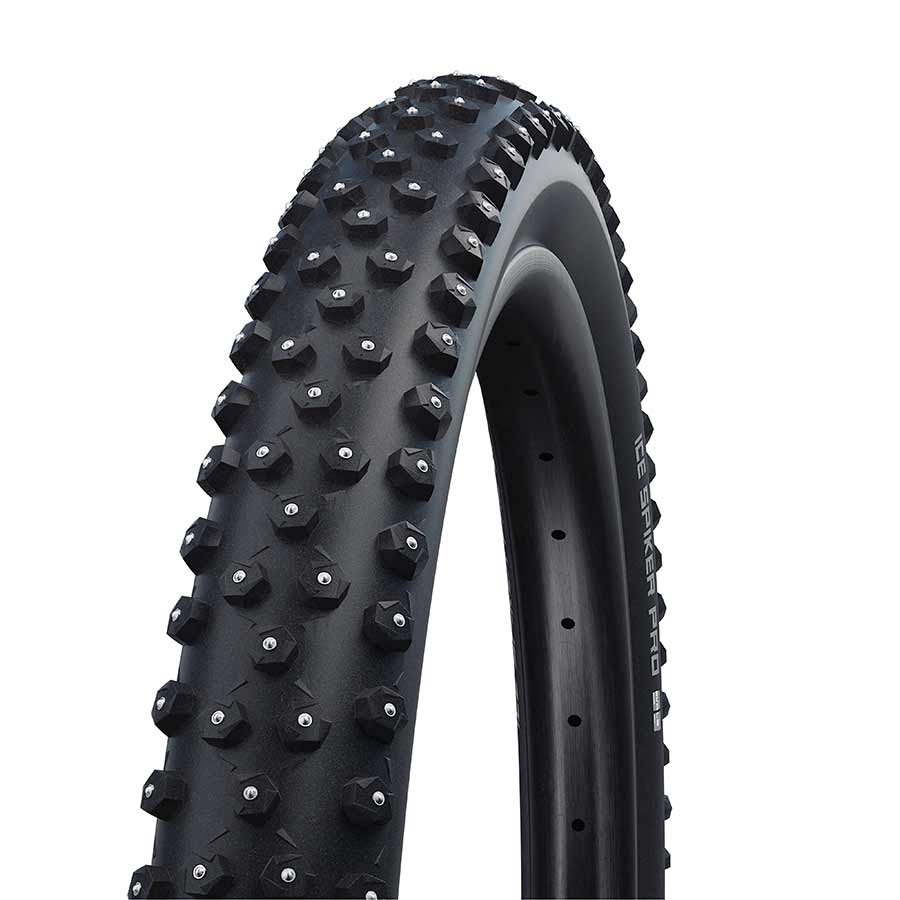 Schwalbe Ice Spiker Pro Tire 27.5x2.60 Folding Clincher Winter DD Raceguard 67TPI Black
