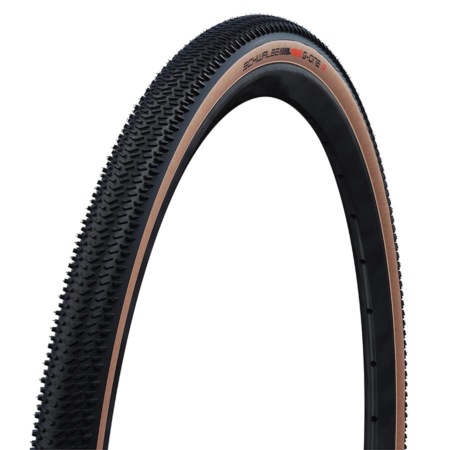 Schwalbe G-One R Tire - 700 x 35 Tubeless Folding BLK/Transparent Evolution Line Pro Addix Race