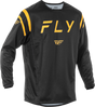 Fly Racing Kinetic Center Jersey Black/Gold