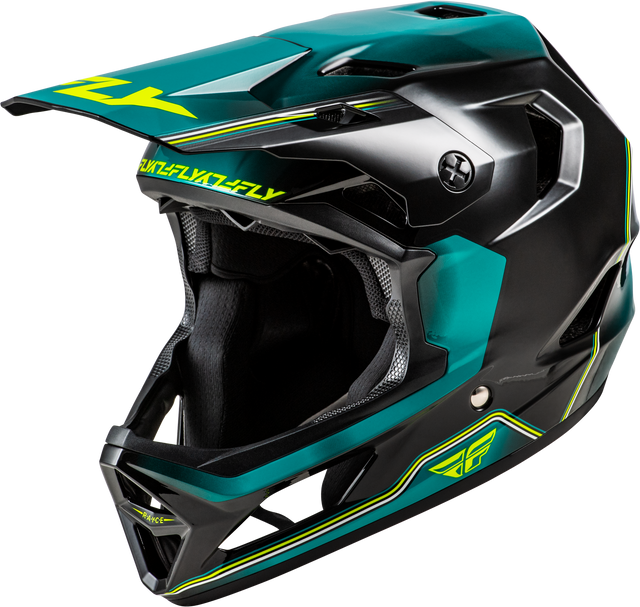 Fly Racing Rayce Repeat Bicycle Helmet 2026 Black/Teal/Hi-Vis