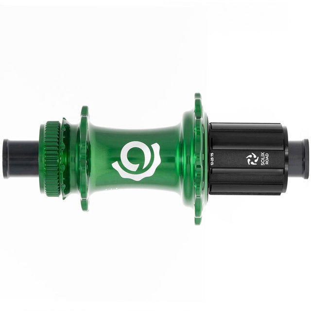 Industry Nine Solix G Classic Rear HG11 Disc Hub Rear 28H 12mm TA 142mm Shimano HG 11 Green
