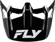 Fly Racing WERX-R CARBON VISOR GLOSS BLACK Gloss Black
