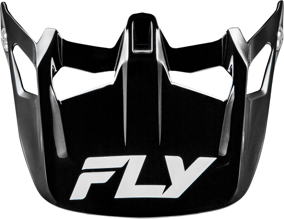 Fly Racing WERX-R CARBON VISOR GLOSS BLACK Gloss Black